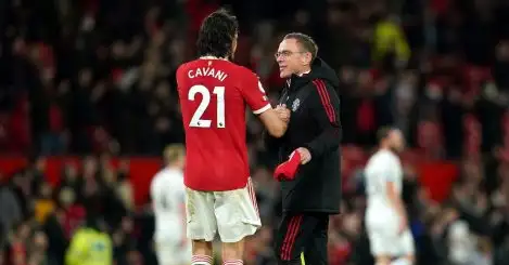 Rangnick reveals Cavani wants to stay after Man Utd transfer chat