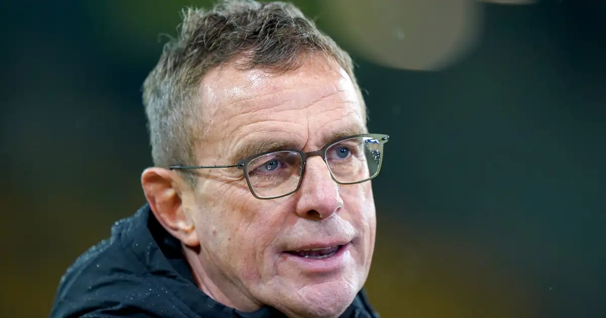 Manchester United boss Ralf Rangnick