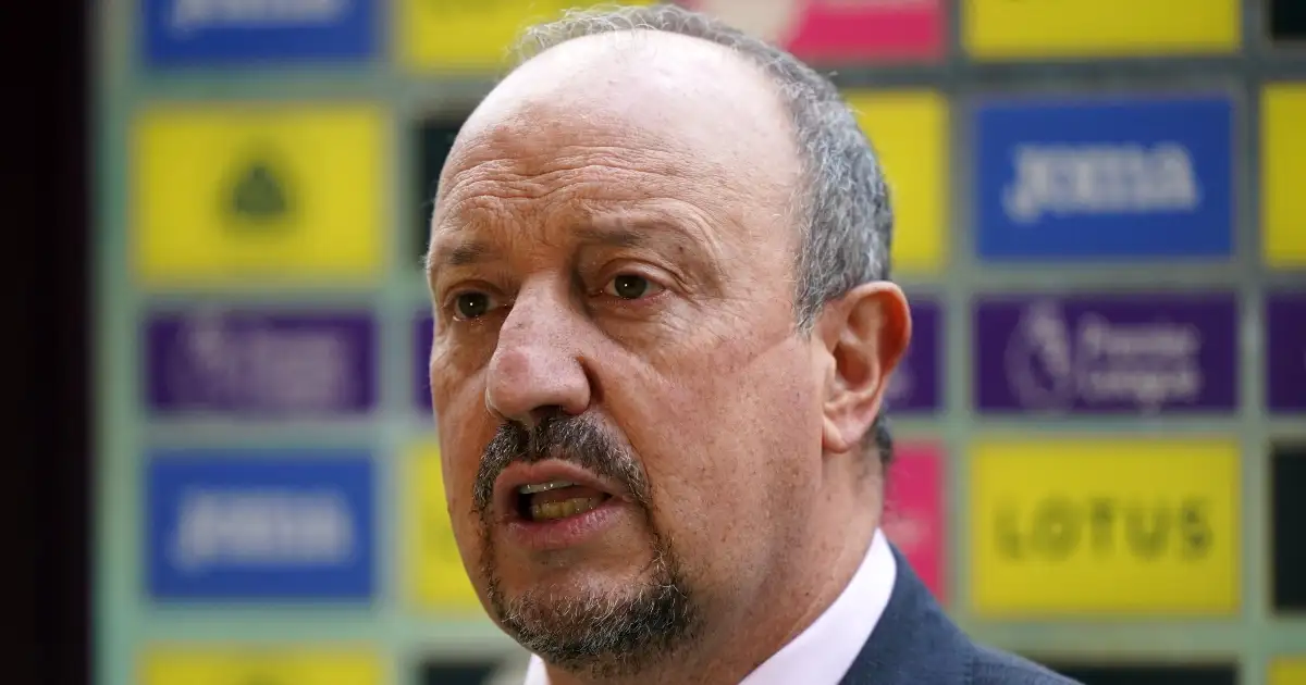 Everton manager Rafa Benitez