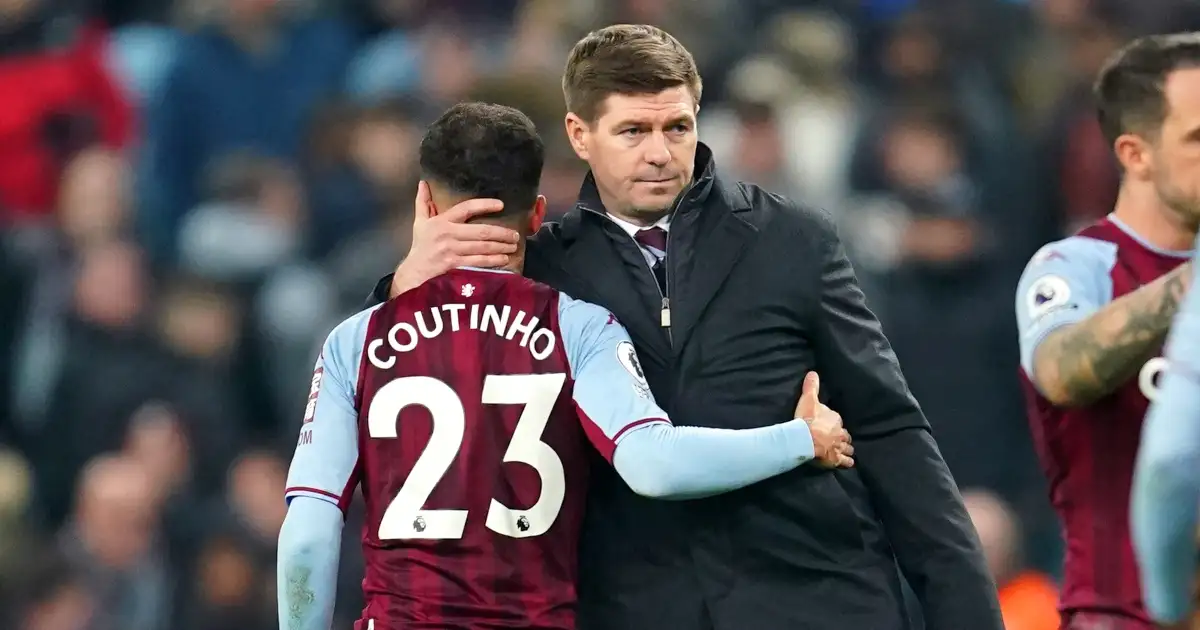 Philippe Coutinho praises Aston Villa players and staff