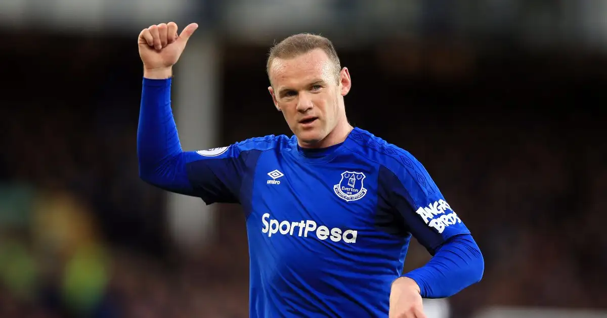 Wayne Rooney in his second spell at Everton