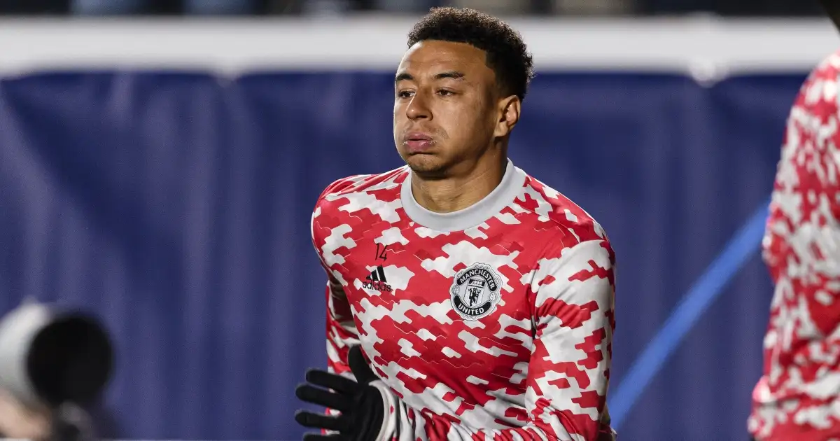 Reported Newcastle target Jesse Lingard during a warm-up