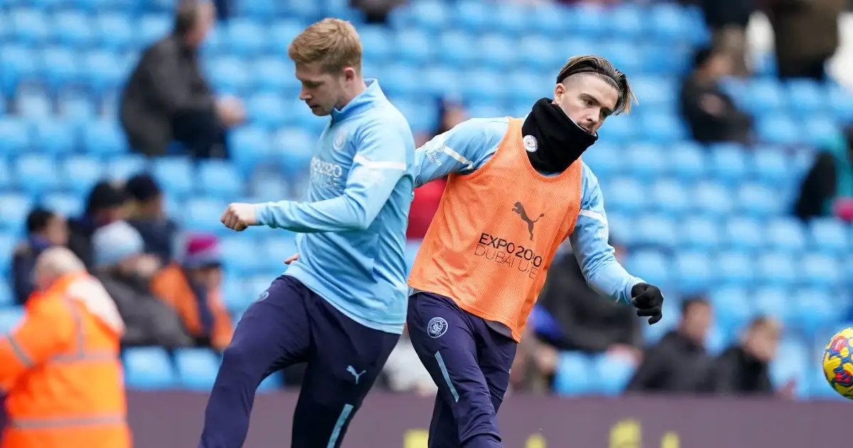 Kevin de Bruyne and Jack Grealish are most creative Premier League players
