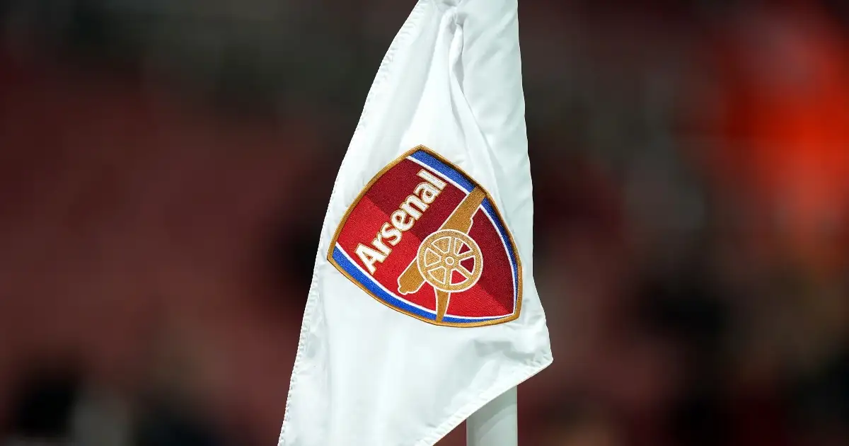 An Arsenal corner flag