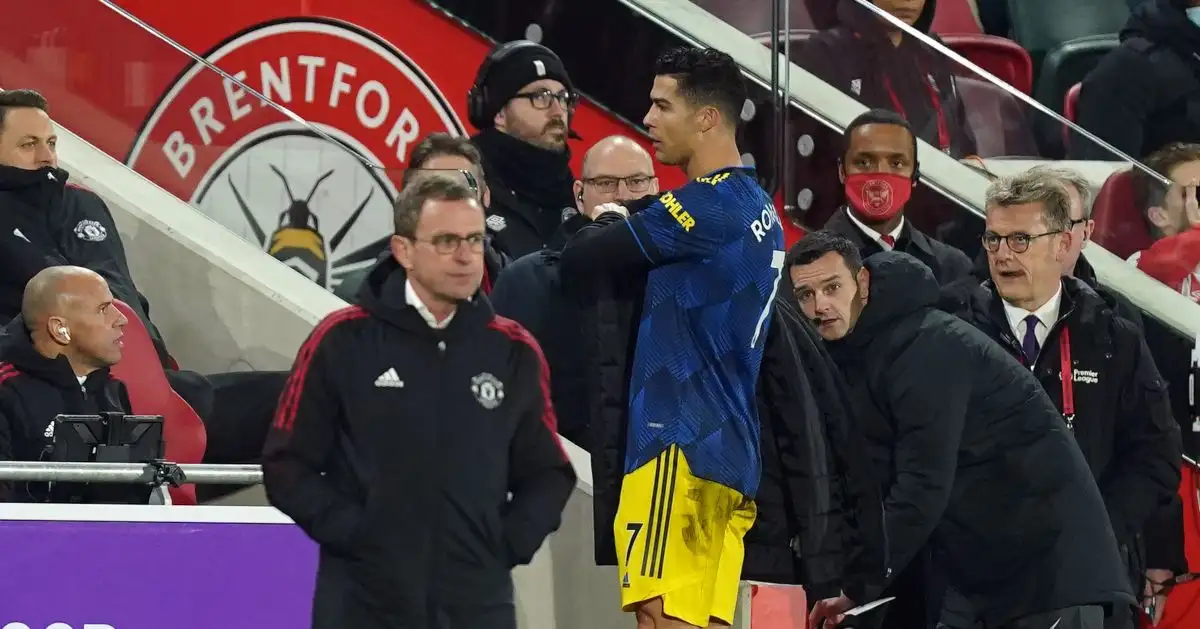 Ralf Rangnick and Ronaldo