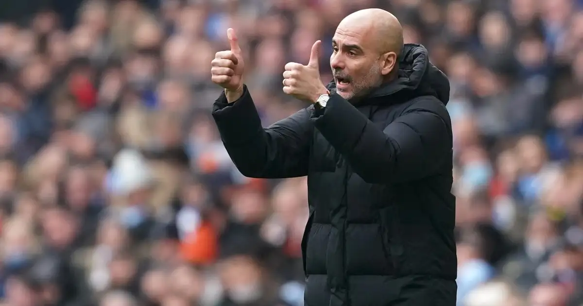 Manchester City boss Pep Guardiola