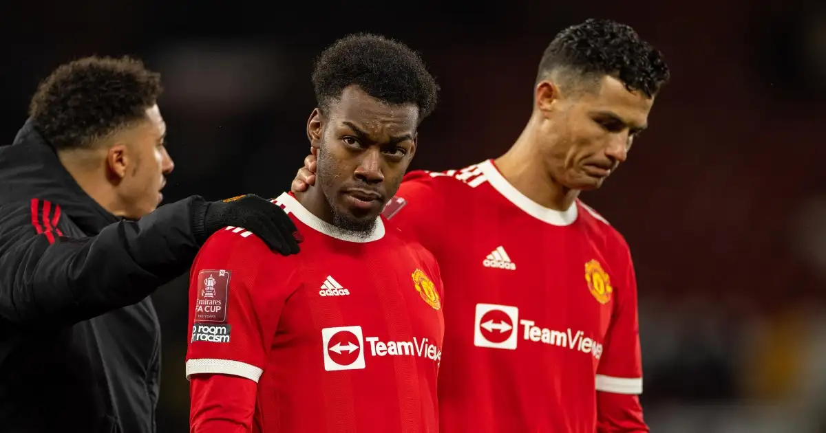 Manchester United forward Anthony Elanga