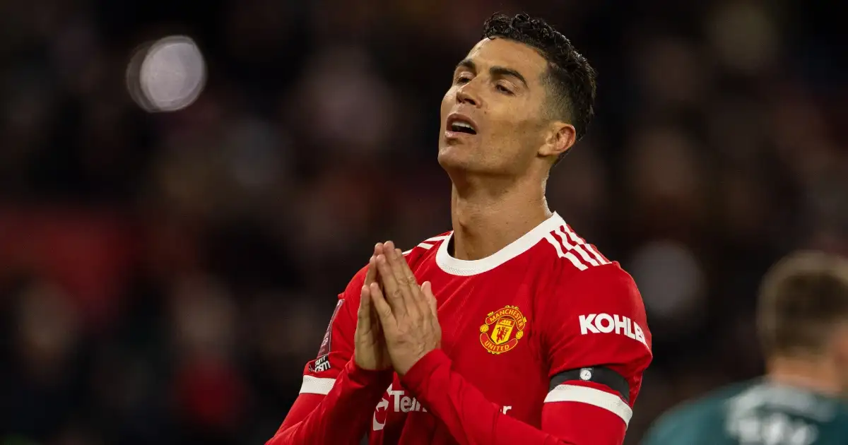 Manchester United forward Cristiano Ronaldo