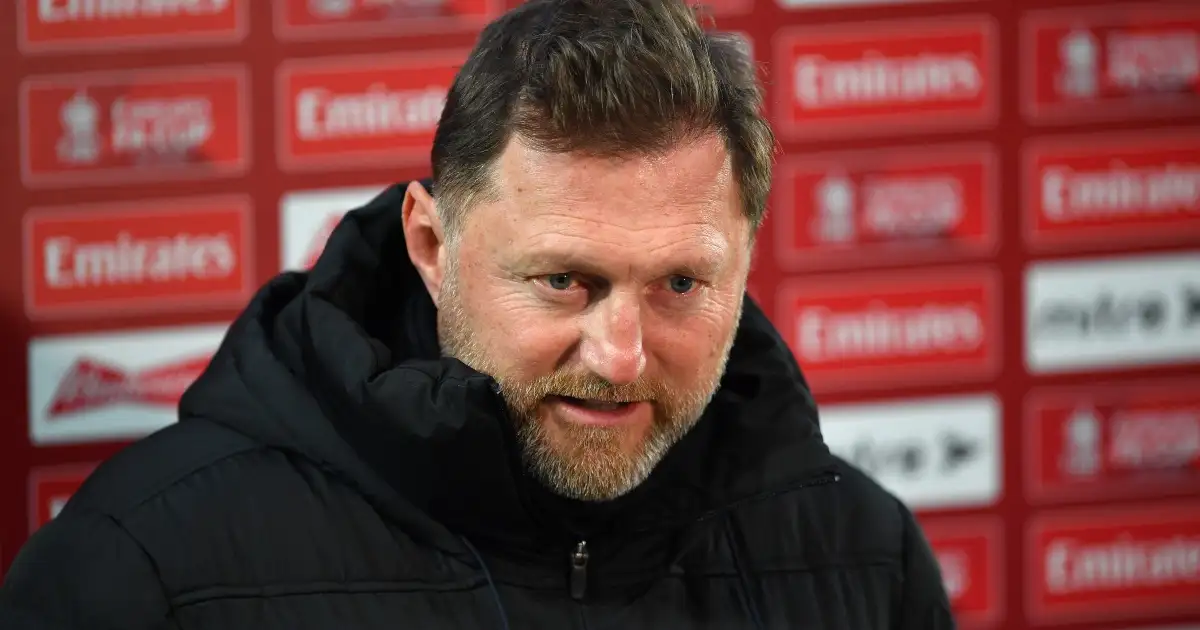 Southampton manager Ralph Hasenhuttl during a press conference