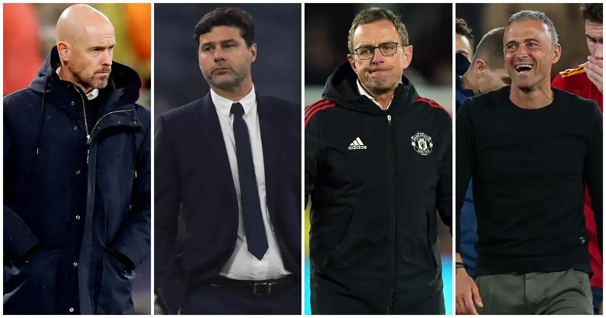 Erik ten Hag, Mauricio Pochettino, Ralf Rangnick, Luis Enrique are all contenders to be next Man Utd manager.