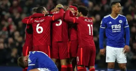 Liverpool 2-0 Leicester: Jota brace helps Reds beat Rodgers’ men