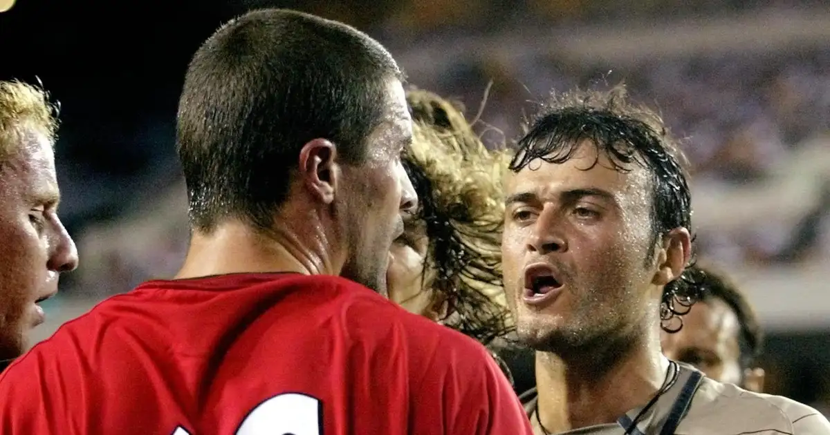 Roy Keane and Luis Enrique