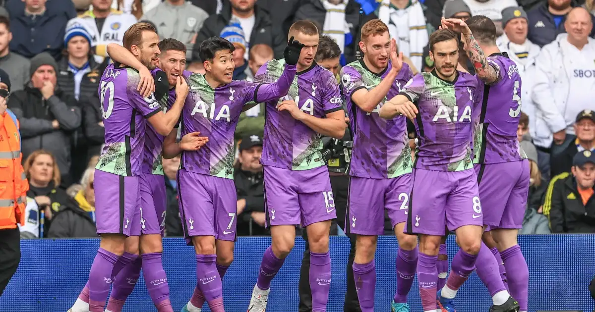 Tottenham celebrate