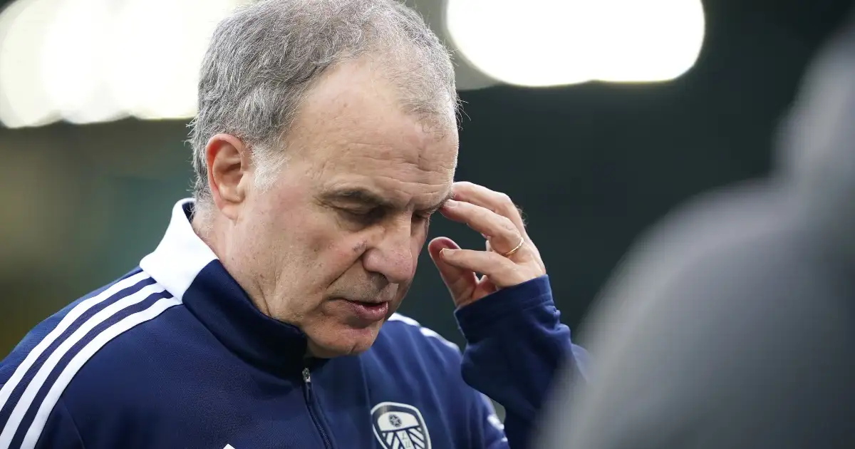 Leeds manager Marcelo Bielsa.