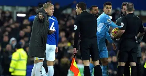 Everton make formal Prem complaint over recent decisions by officials
