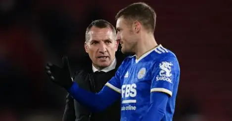 Rodgers welcomes ‘huge boost’ as Vardy returns for Leicester