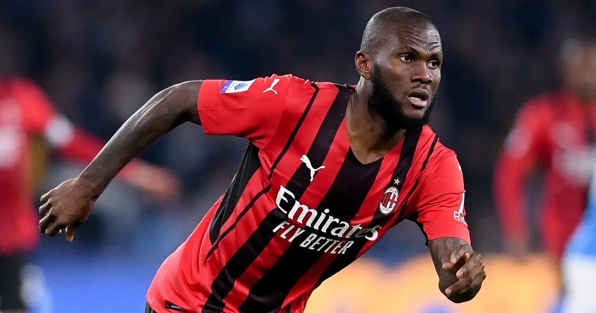 AC Milan midfielder Franck Kessie