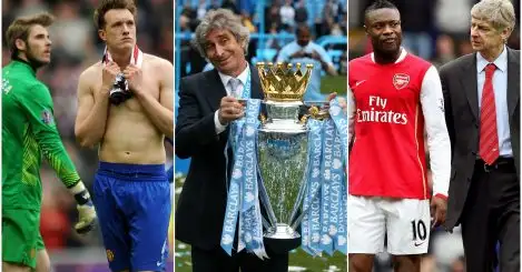 The six tightest Premier League title run-ins with nine games to go