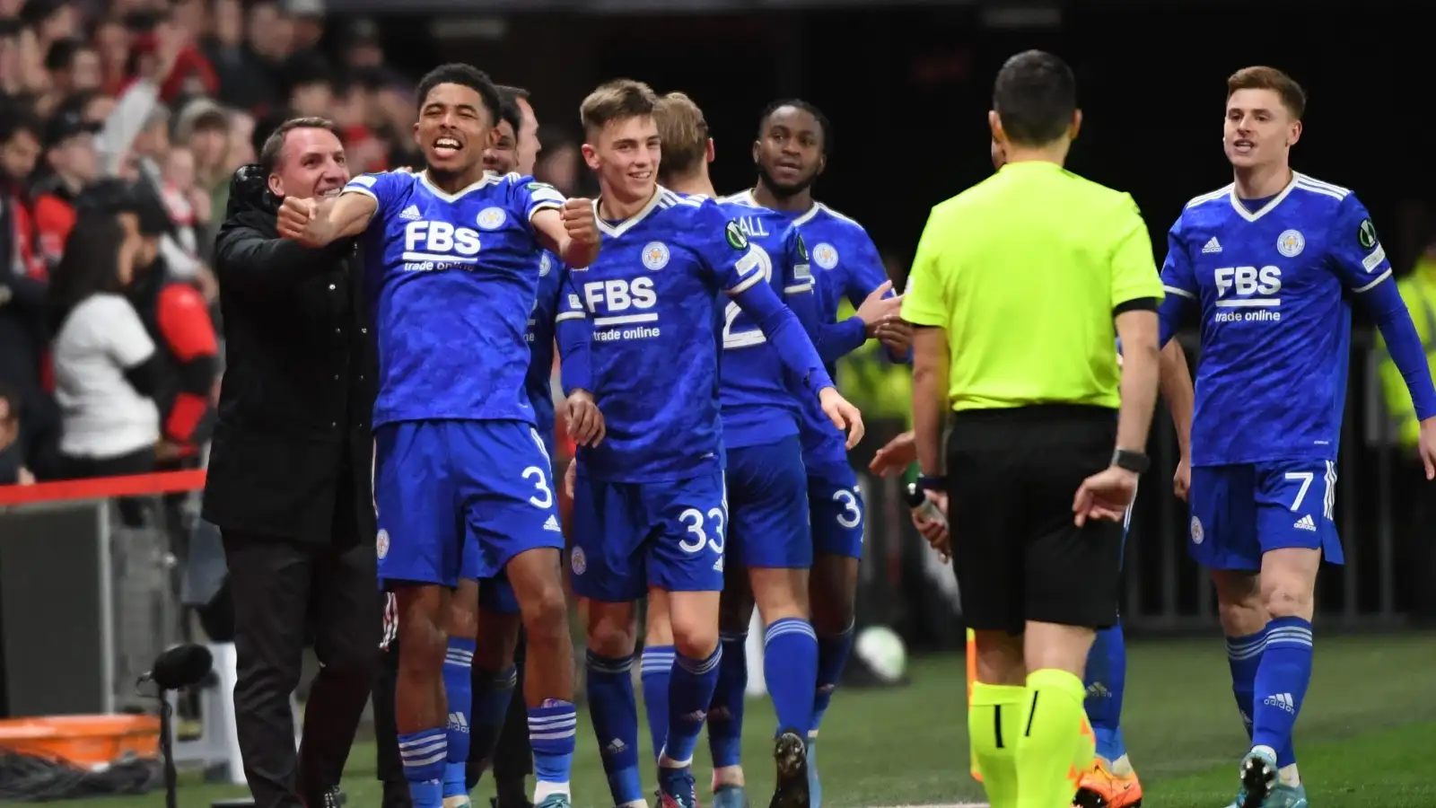 Leicester defender Wesley Fofana