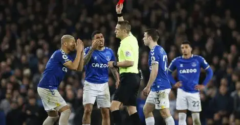Everton suffer blow as Allan red card appeal rejected