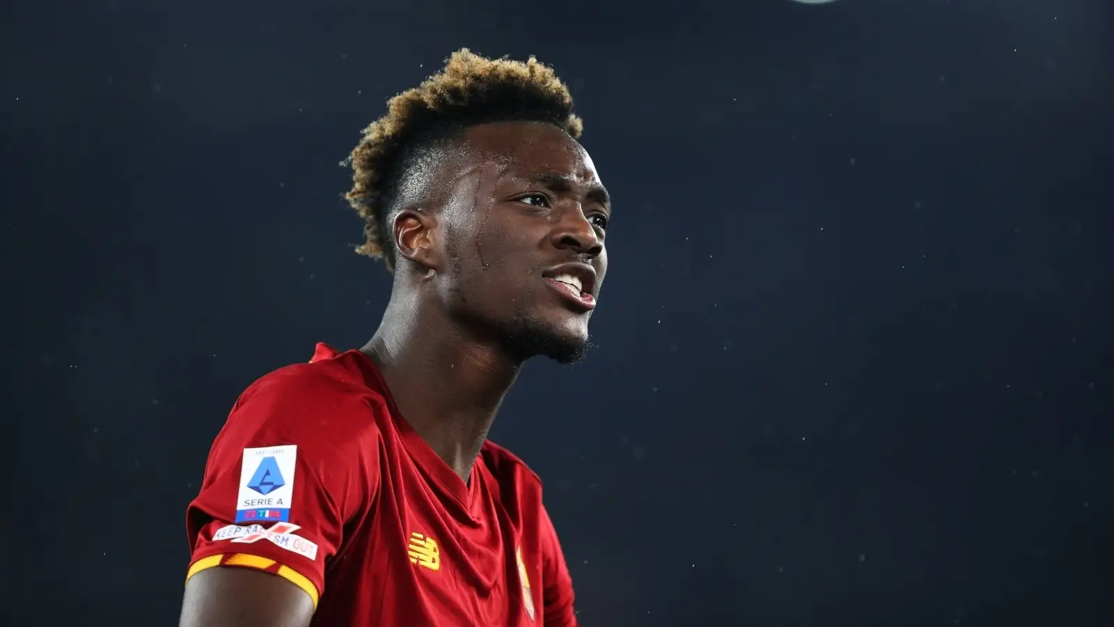 Roma striker Tammy Abraham during a match