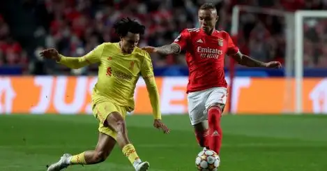 Benfica star aiming to ‘exploit’ weaknesses of Liverpool duo
