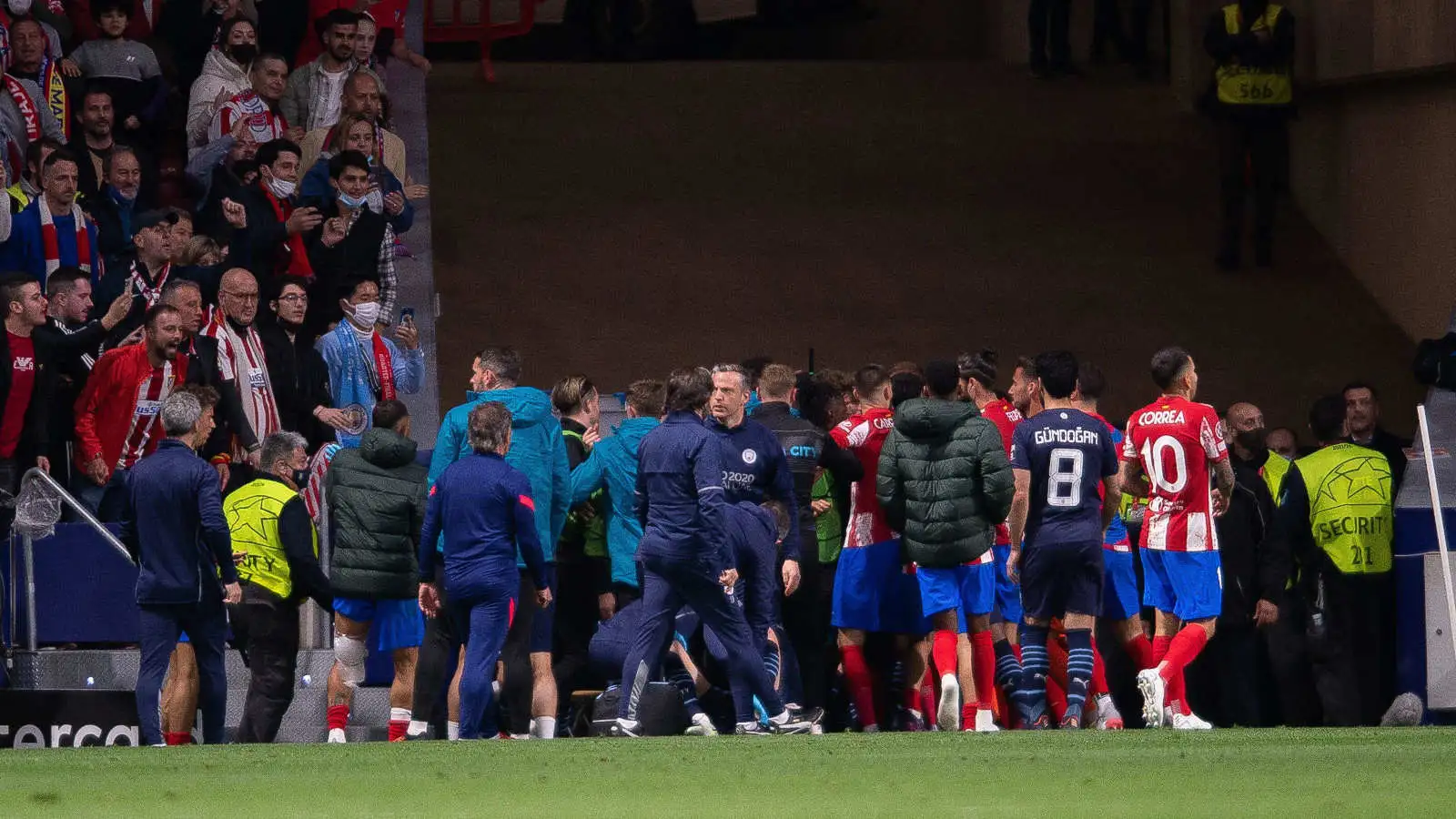 Manchester City were battered and bruised but came through it