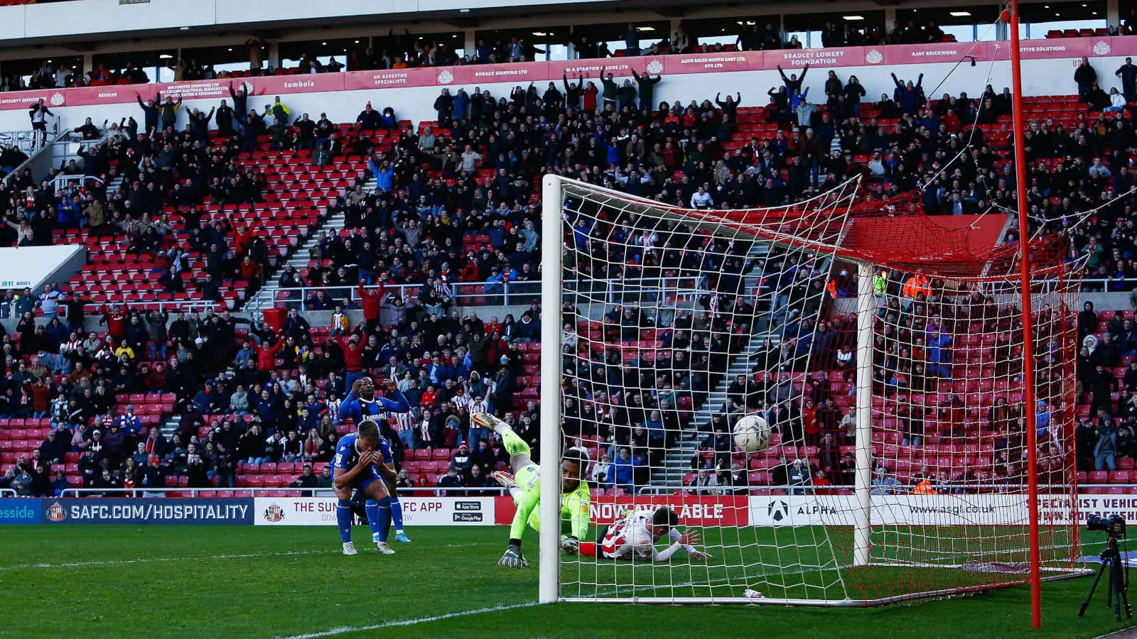 Sunderland score against Gillingham in their League One match