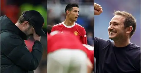 Klopp and Manchester United are slammed in Premier League winners and losers