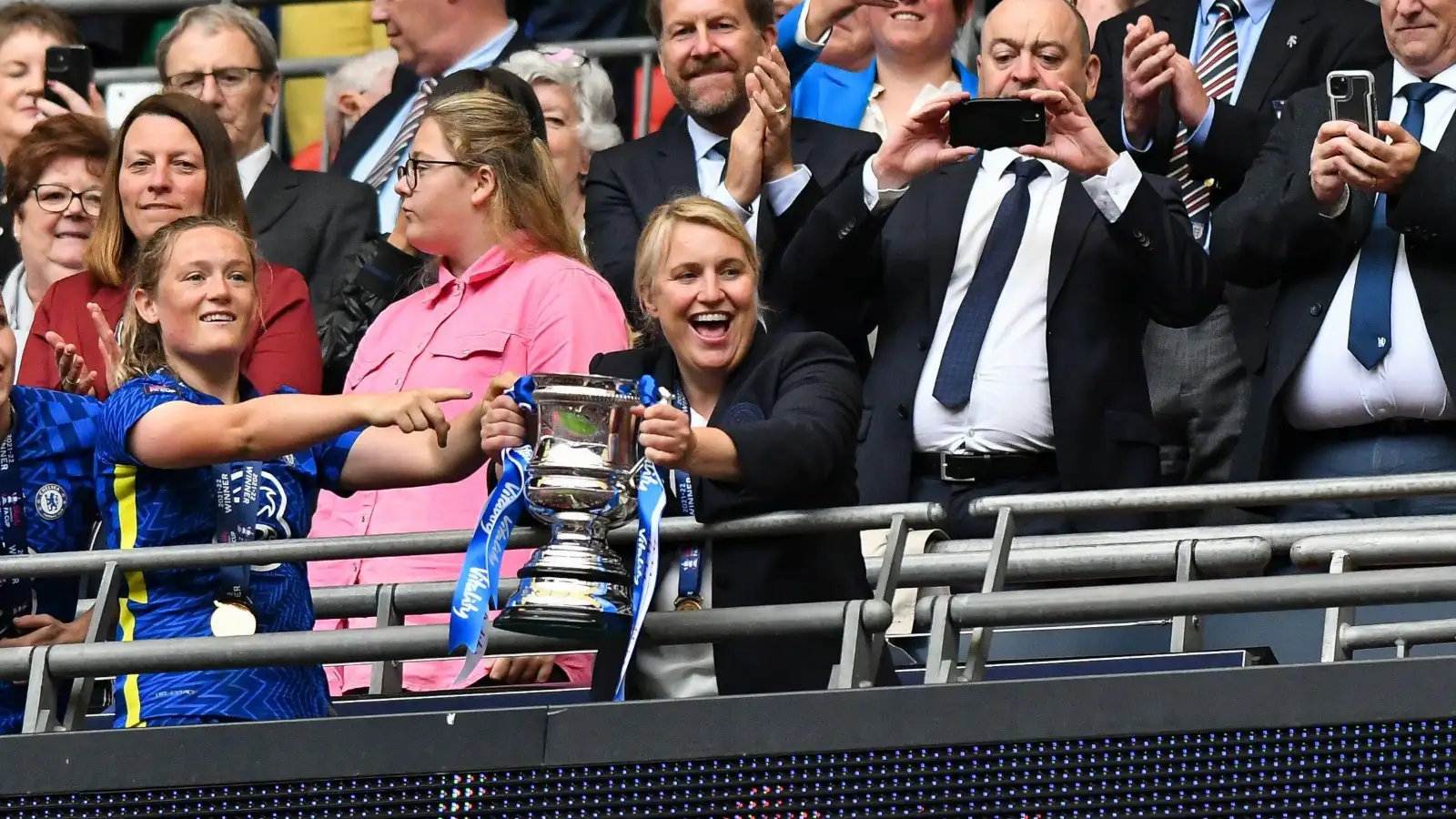‘So f****** happy’ – Hayes believes the whole of women’s football benefits from Blues’ FA Cup win