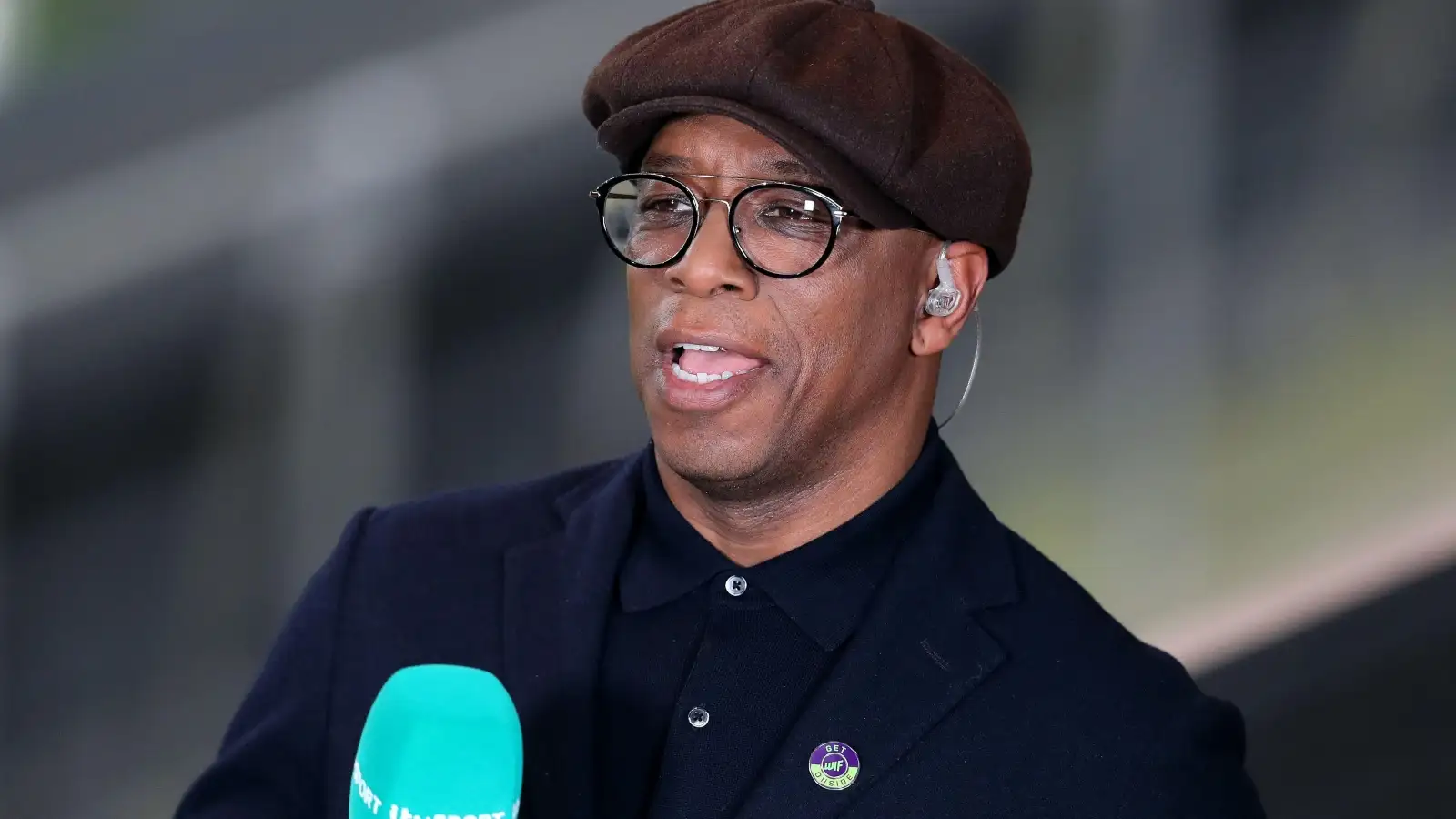Ian Wright during ITV coverage