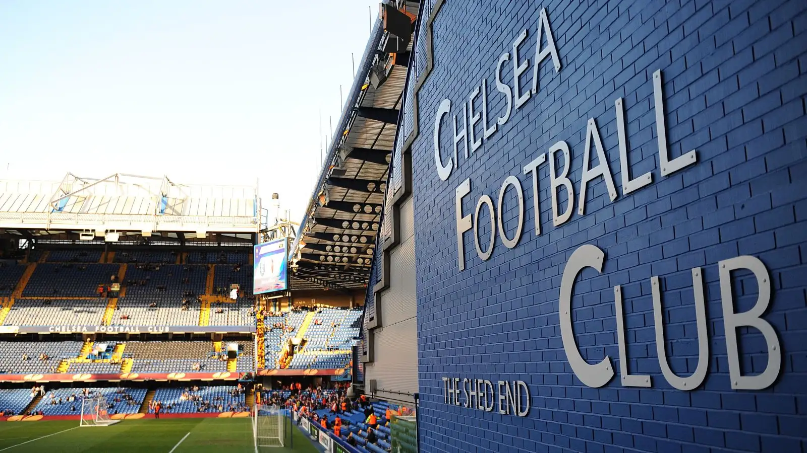 A general view of Stamford Bridge before Chelsea play