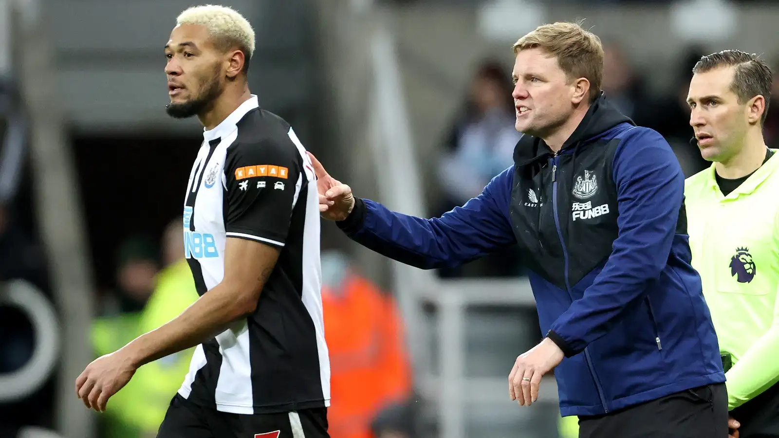 Howe irked by Joelinton comments that place ‘unnecessary pressure’ on Newcastle