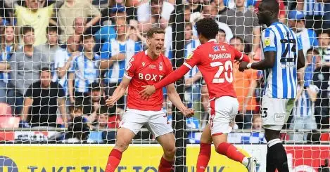 Huddersfield 0-1 Nottm Forest: Forest are promoted to the Premier League with Wembley win