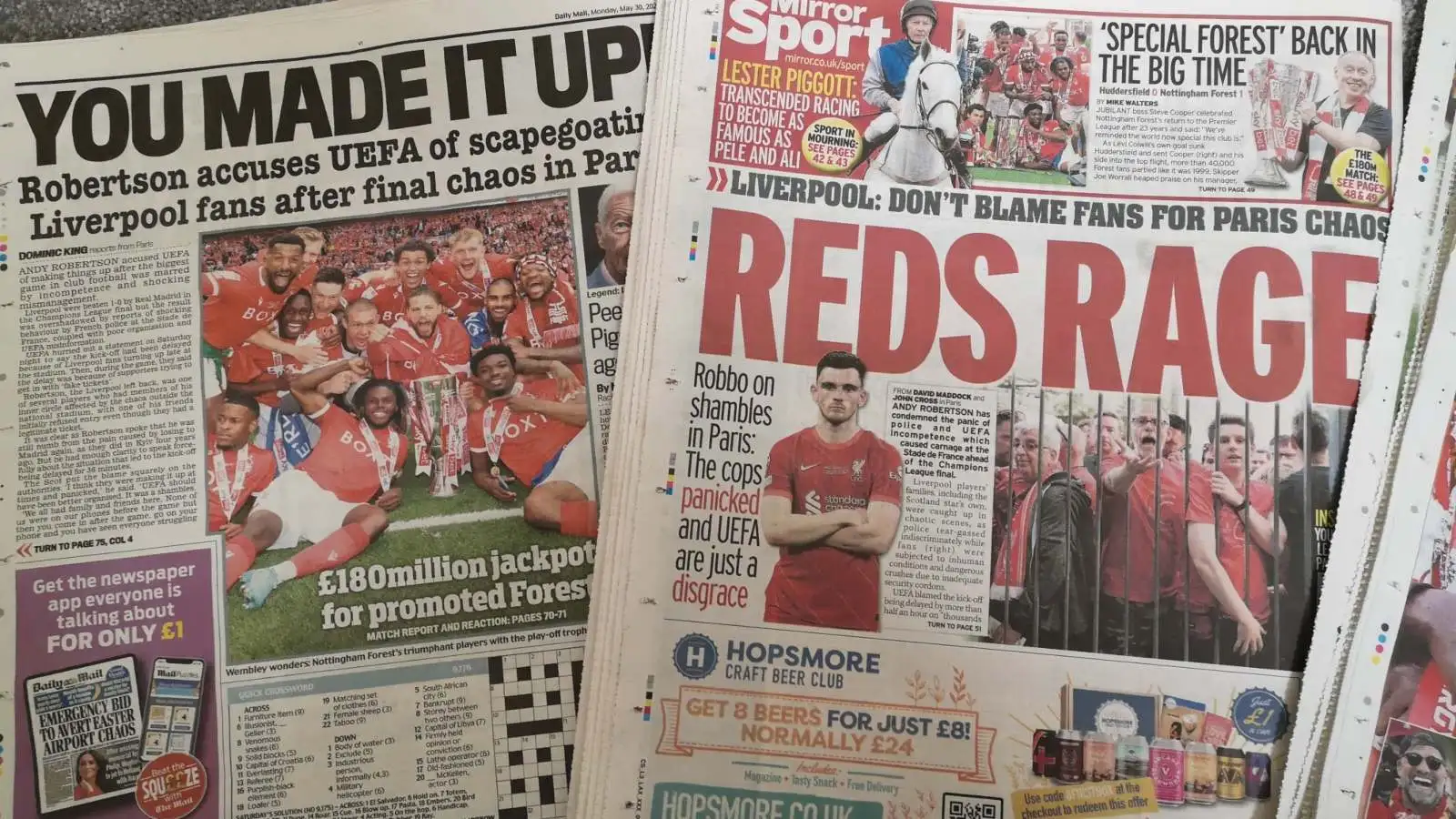 The newspapers are rightly dominated by the scenes in Paris while websites merrily clickbait the death of a young woman...