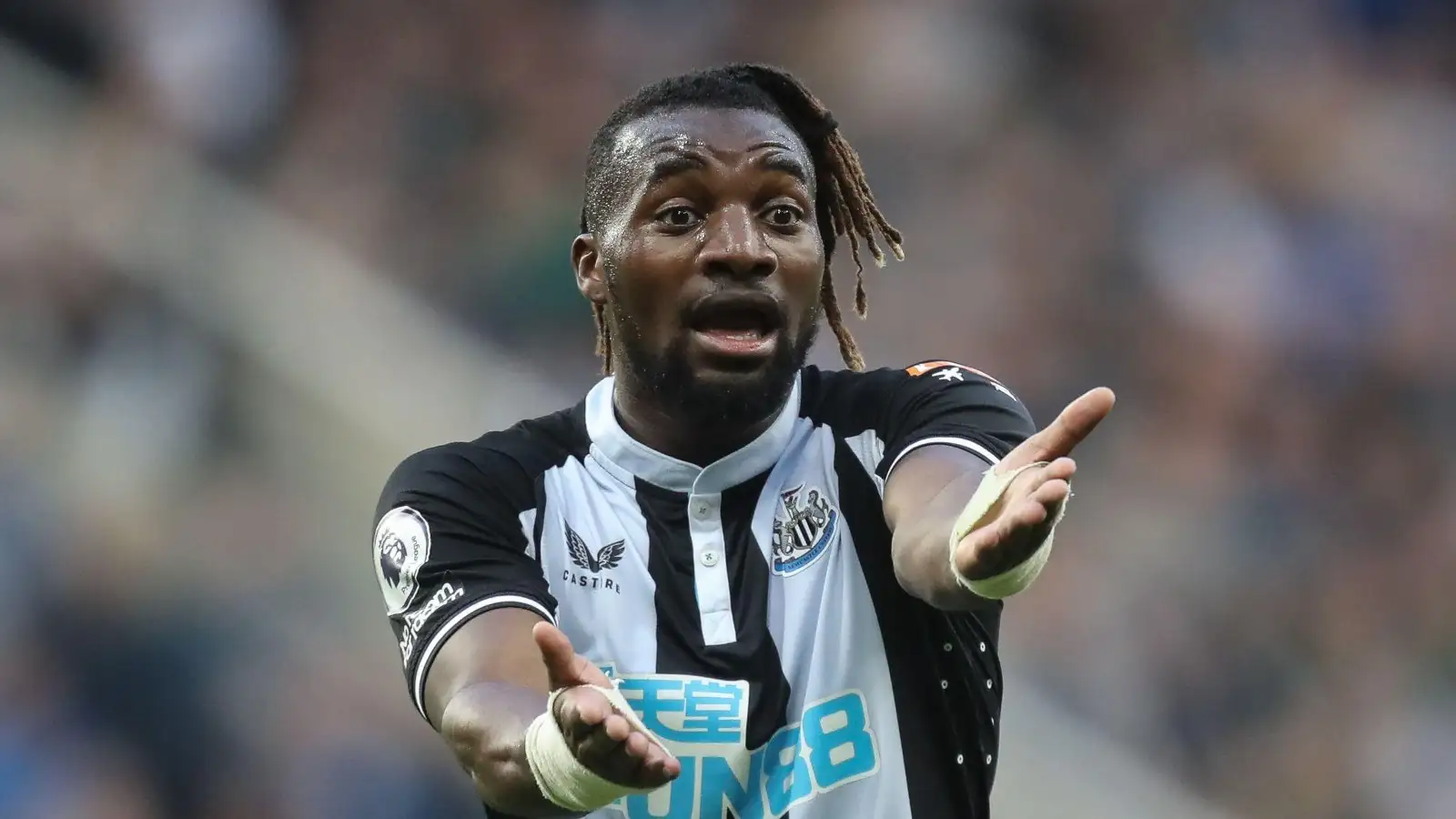 Newcastle winger Allan Saint-Maximin