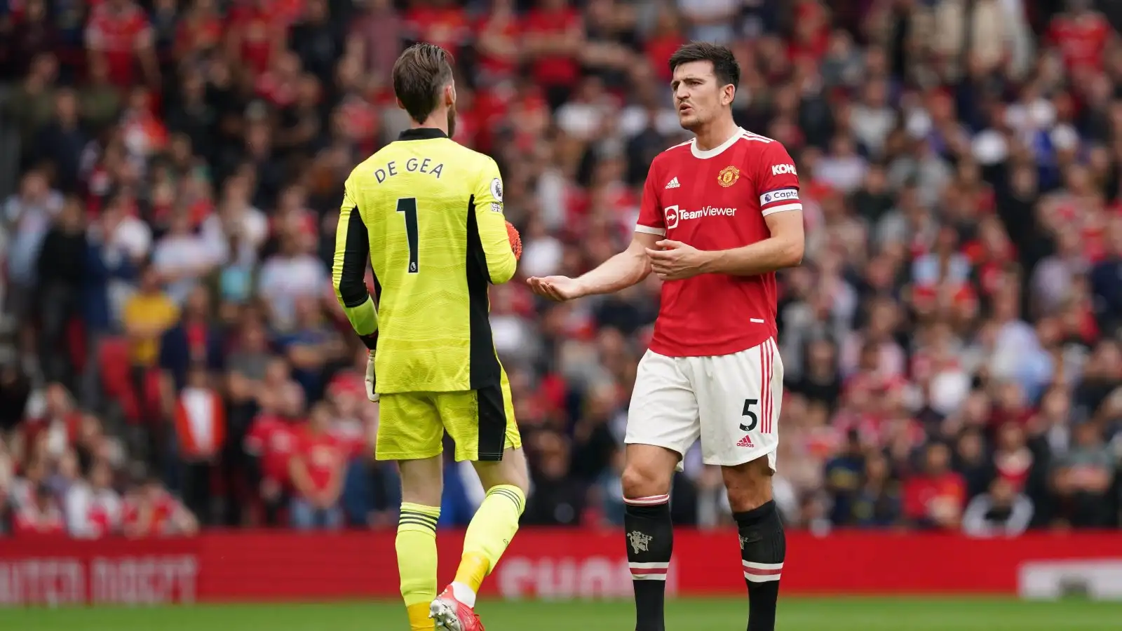 Pundit urges Ten Hag to replace Maguire as Manchester United captain with de Gea