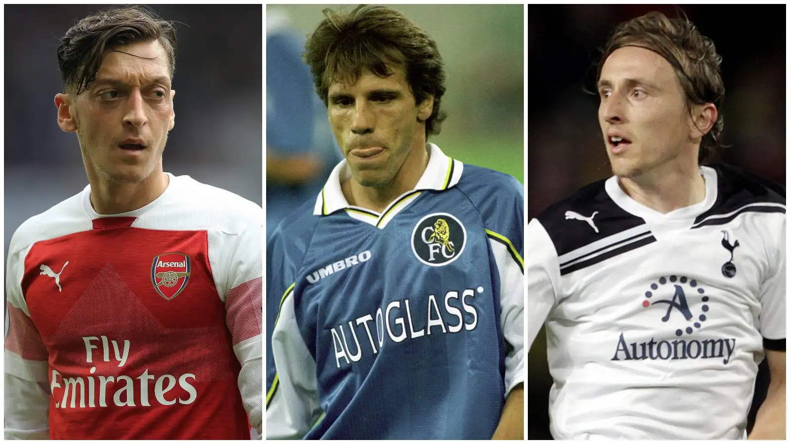 Mesut Ozil, Gianfranco Zola, Luka Modric were all snubbed in the PFA Team of the Year.