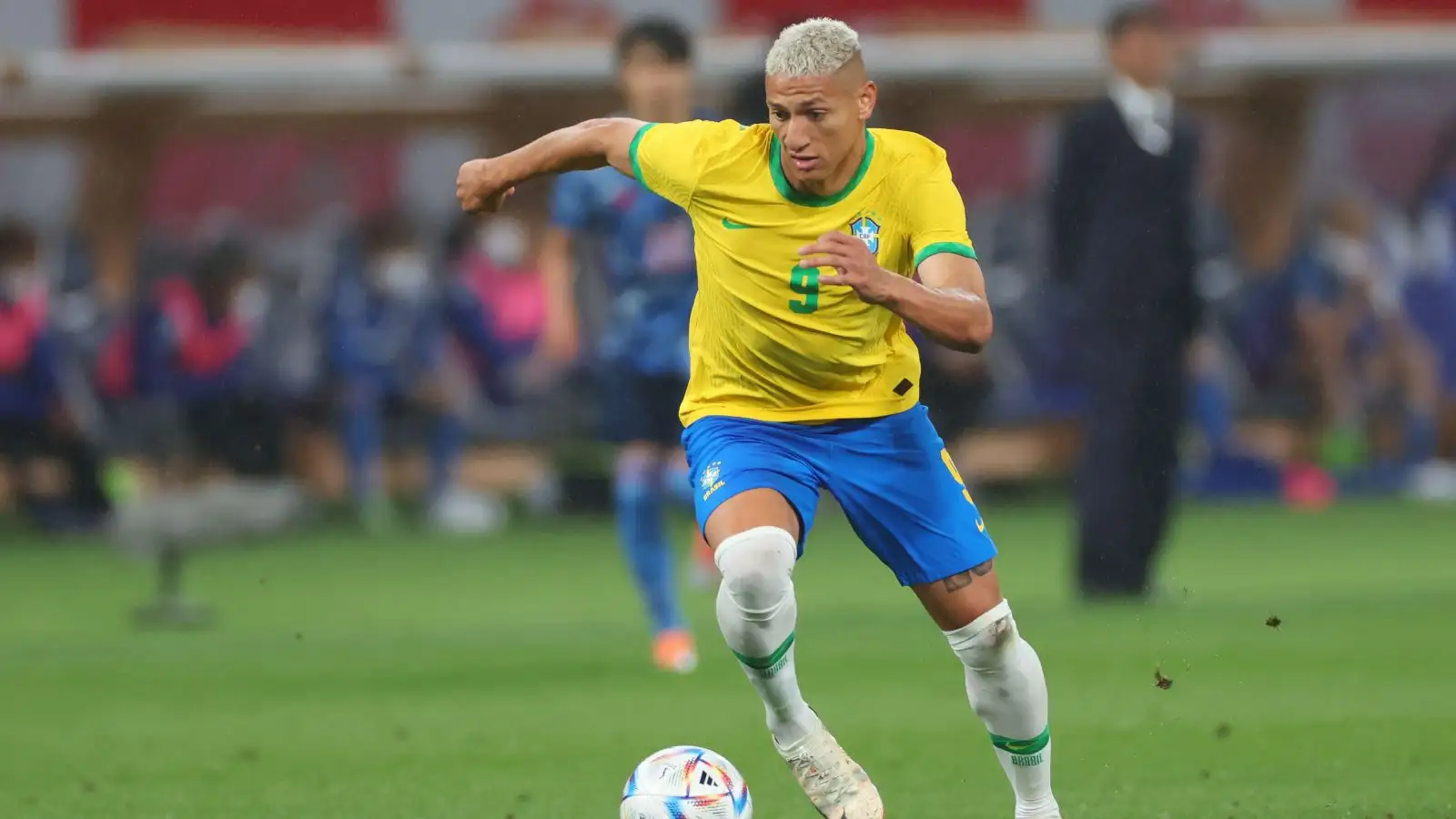 Richarlison Andrade of Brazil reacts during the International