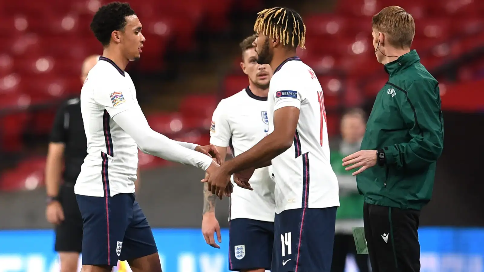 James reveals Trent has ‘learning’ to do as England duo battle it out at right-back