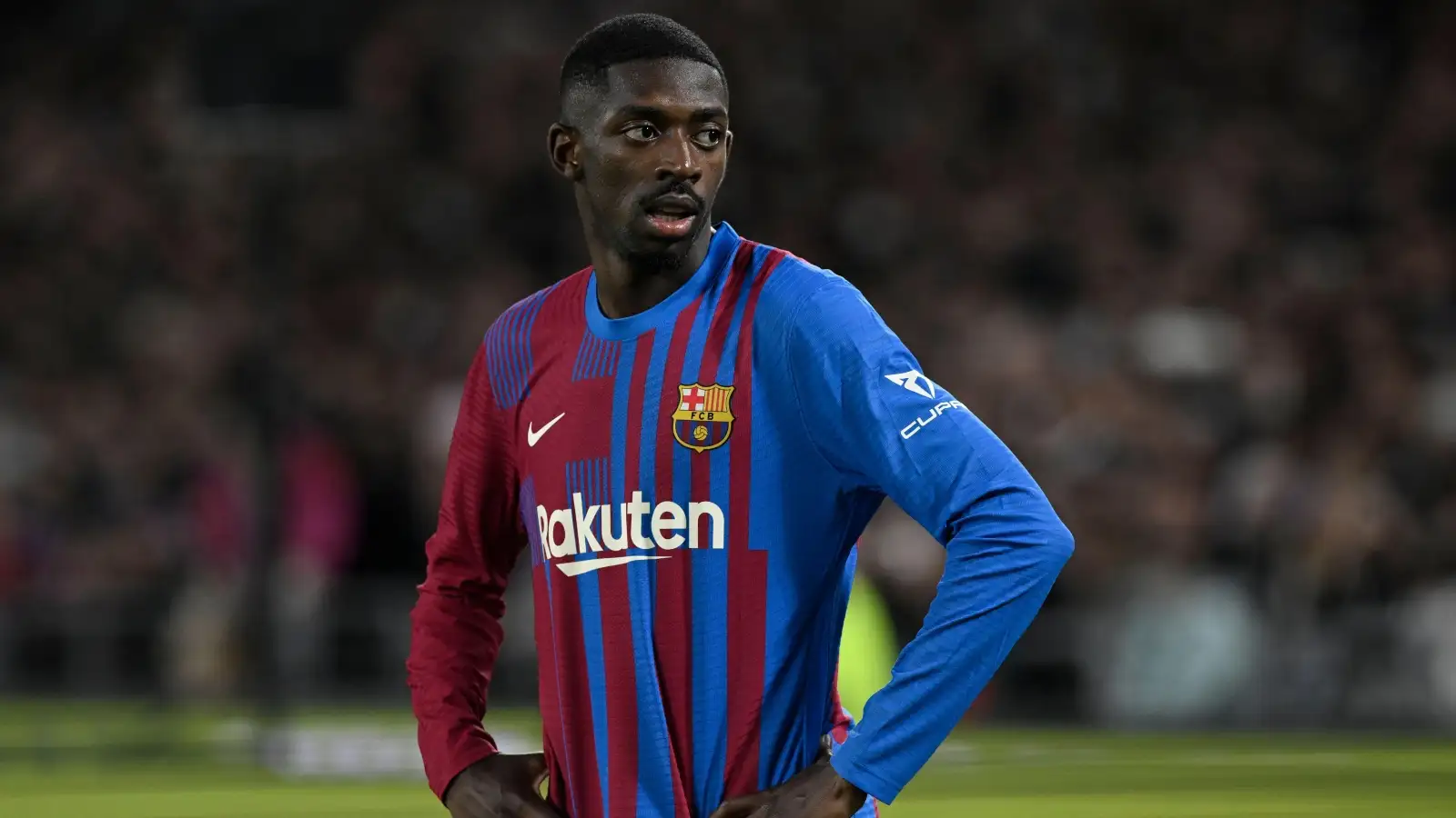 Ousmane Dembele during a match