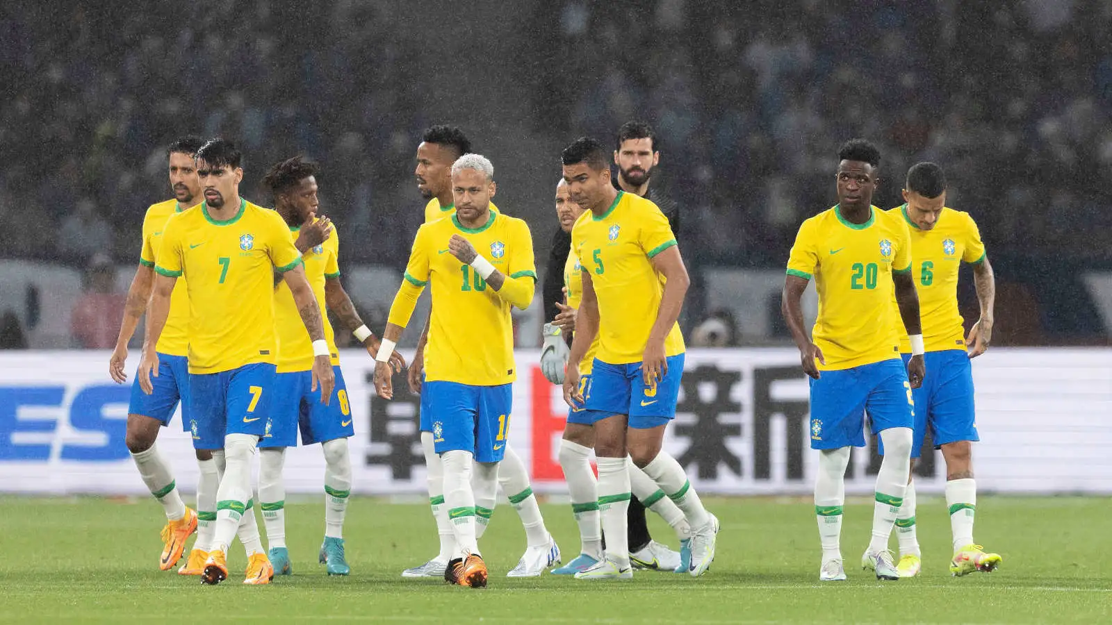 Brazil during their recent Kirin Cup match against Japan in Tokyo
