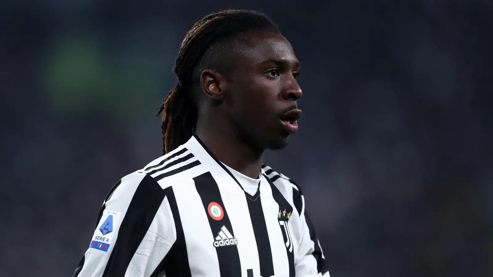 Premier League player Moise Kean during a match