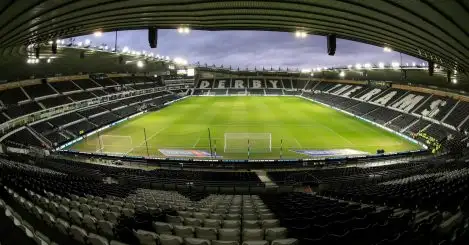 Derby secure sale of Pride Park to local property developer, which hopes to complete takeover