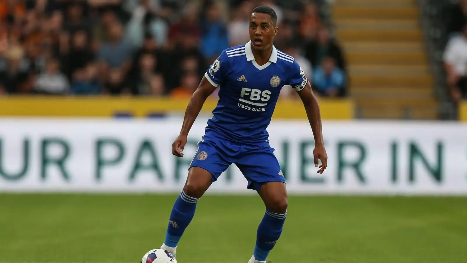 Arsenal target Youri Tielemans runs with the ball