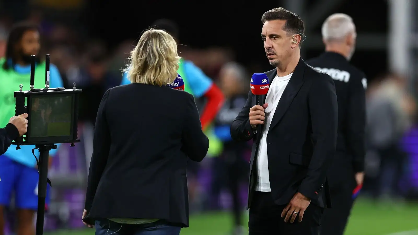 Man Utd legend Gary Neville speaks to Kelly Cates