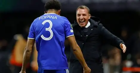 Rodgers tempers Leicester expectations amid claims that Fofana has asked to duck Saints