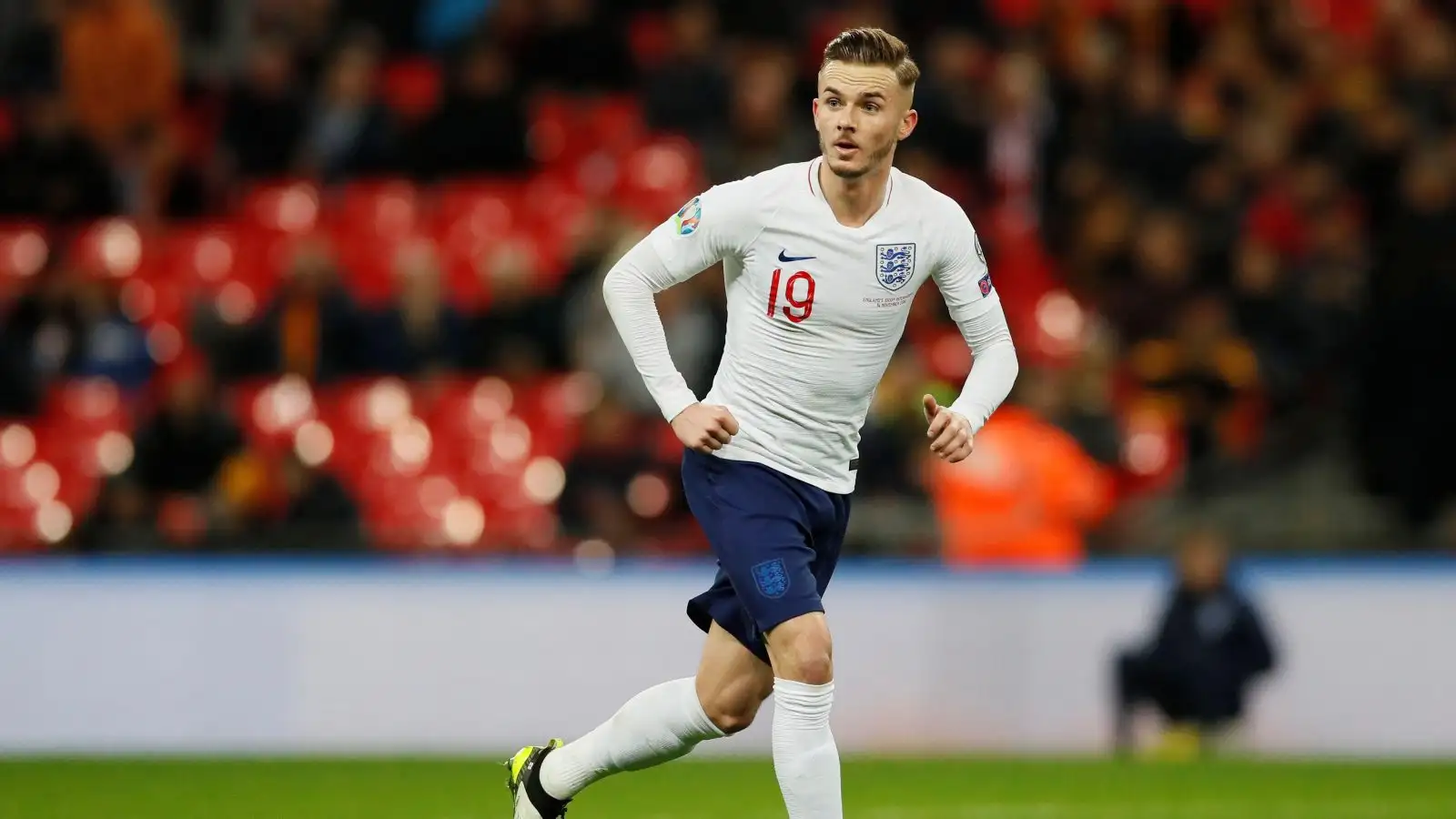 James Maddison in England action