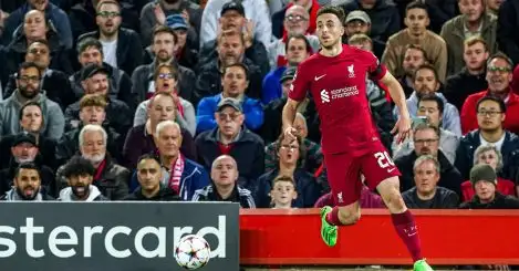 Diogo Jota admits frustration at watching Liverpool being rubbish this season