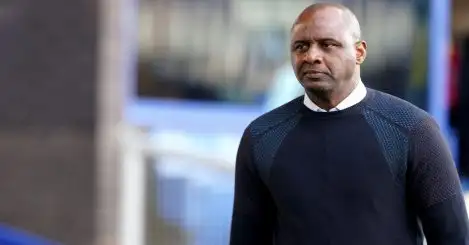 Vieira praises squad amid ‘challenging spell’ as Palace prepare for first game since Sept 3